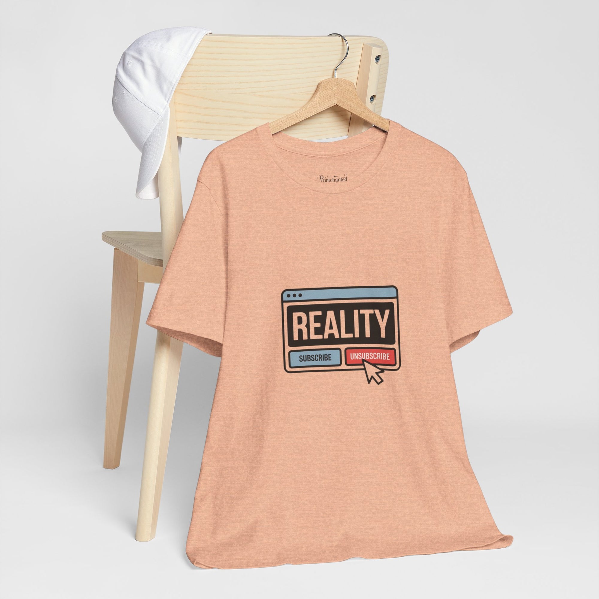Reality Click Unisex Tee, Funny Graphic Shirt, Casual Wear, Geeky Apparel, Gift for Him/Her, Cool Tee for Everyday Style
