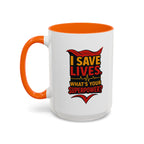 Heroic Superpower Coffee Mug - Perfect Gift for Nurses, EMS, Essential Workers, Motivational Gift, Inspirational Mug