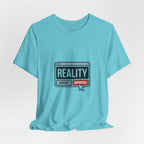 Reality Click Unisex Tee, Funny Graphic Shirt, Casual Wear, Geeky Apparel, Gift for Him/Her, Cool Tee for Everyday Style