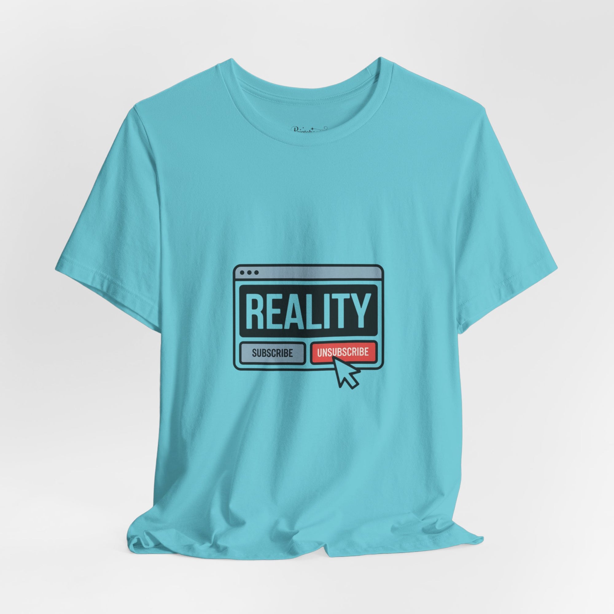 Reality Click Unisex Tee, Funny Graphic Shirt, Casual Wear, Geeky Apparel, Gift for Him/Her, Cool Tee for Everyday Style