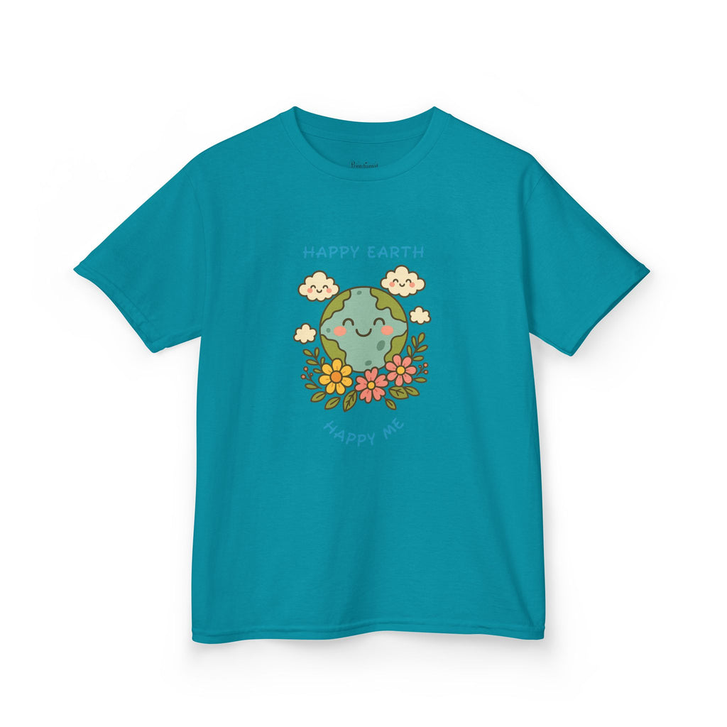 Cute Earth Day Kids Tee, Whimsical Children's T-Shirt, Eco-Friendly Apparel, Floral Children's Wear, Gift for Earth Lovers