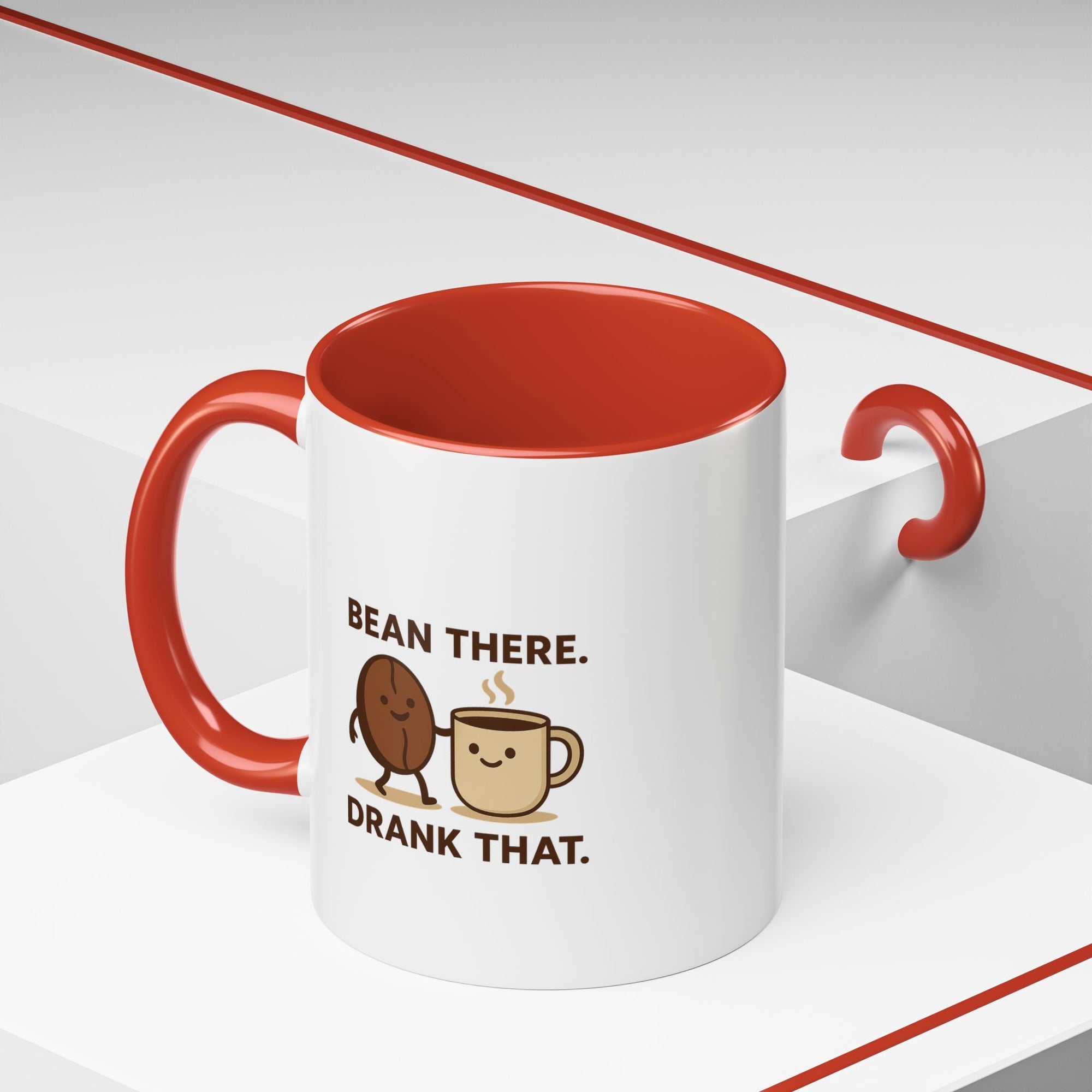 Bean There-Drank That Ceramic Coffee Mug (11, 15oz)