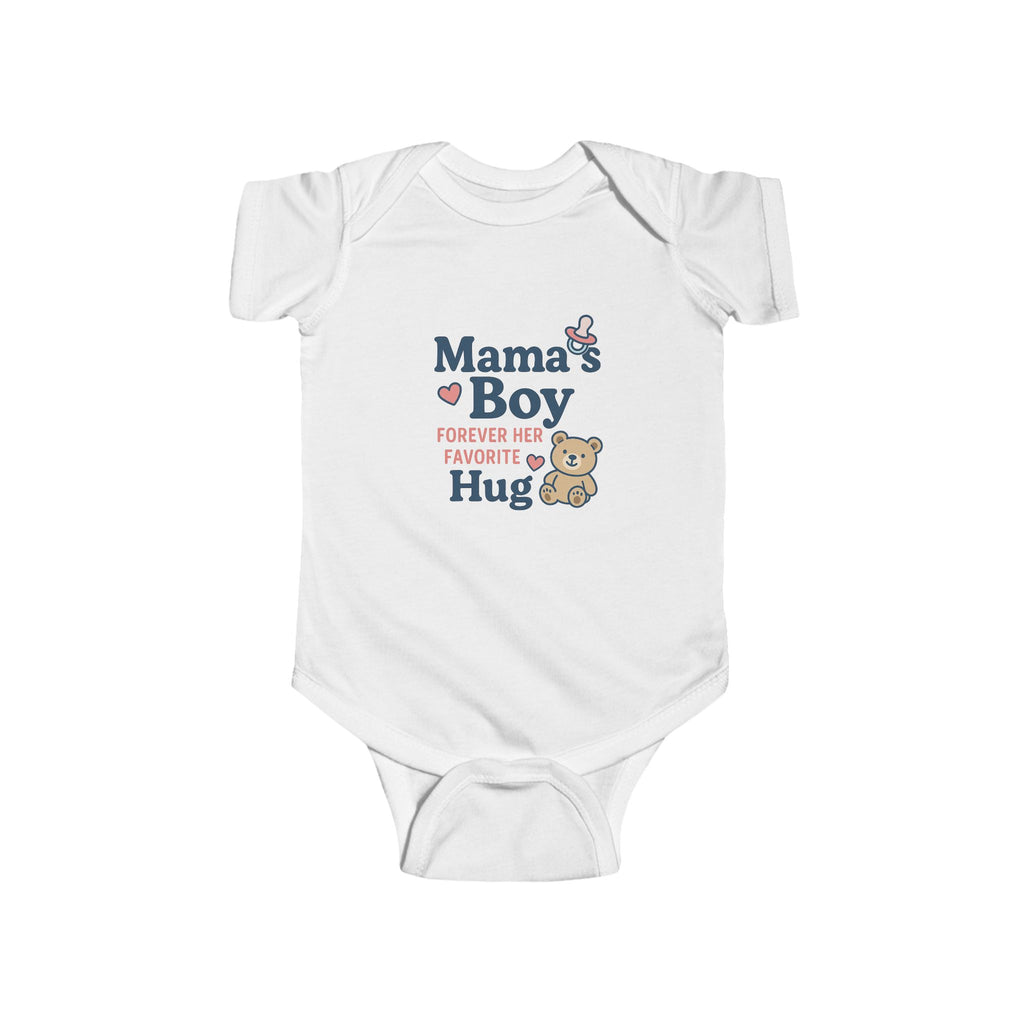 Mama's Boy Infant Bodysuit – Adorable Baby Gift, Cute Baby Clothes, Newborn Outfit, Baby Shower Gift, Personalized Baby Apparel