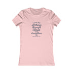 Inspirational Women's Tee, Christian Motivational Shirt, Faith-Based Gift, Empowering Top, Casual Everyday Wear, Versatile Style