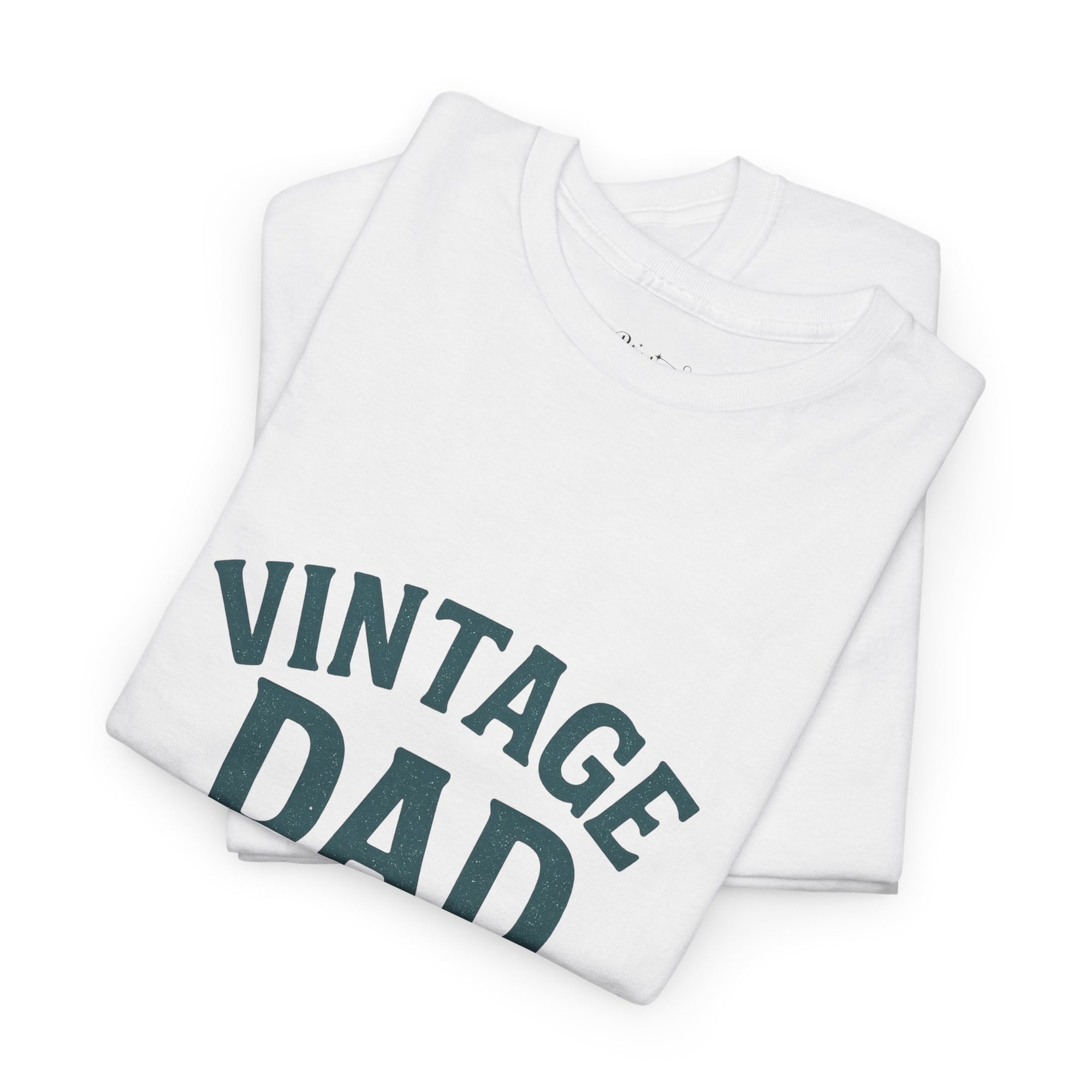“Vintage Dad Still in Mint Condition – Funny Father’s Day Graphic Unisex Heavy Cotton T-Shirt, Retro Dad Gift Tee for Birthday, Father’s Day and other Holidays