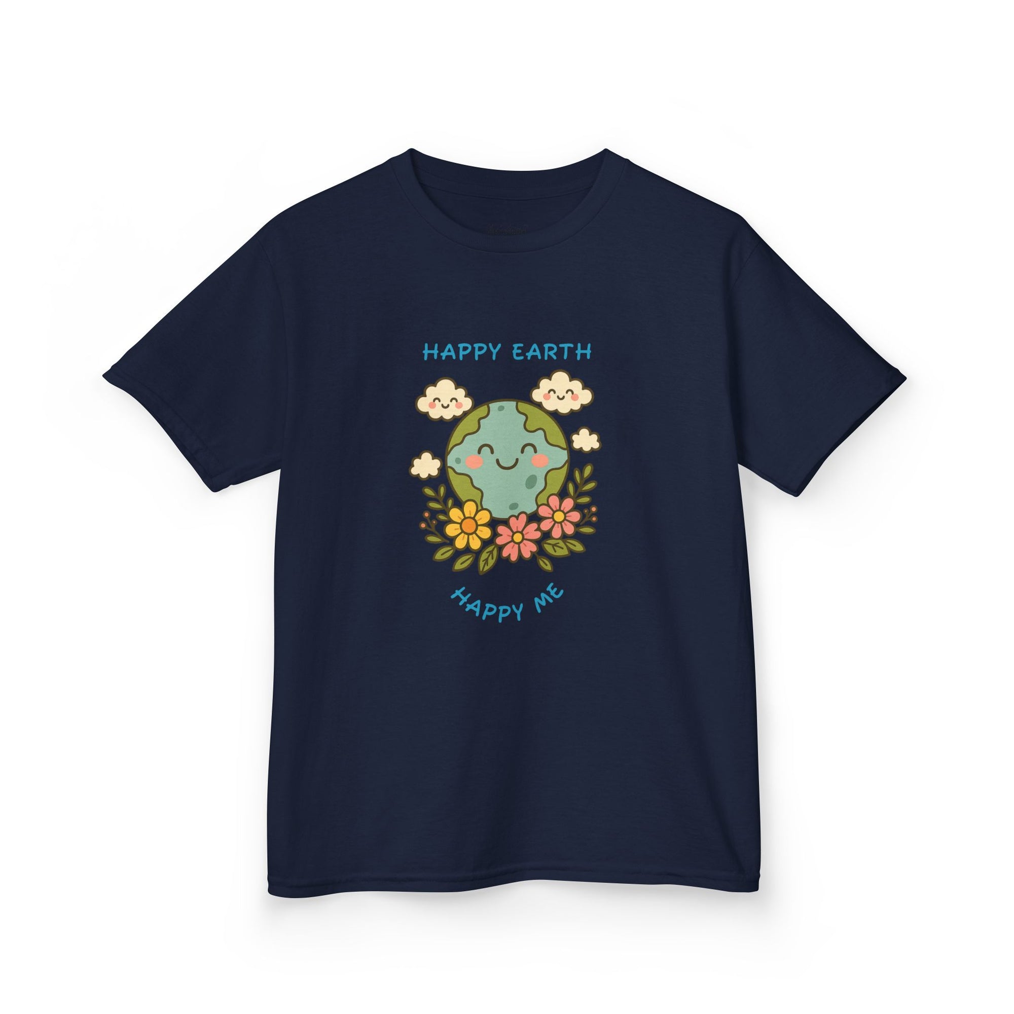 Cute Earth Day Kids Tee, Whimsical Children's T-Shirt, Eco-Friendly Apparel, Floral Children's Wear, Gift for Earth Lovers