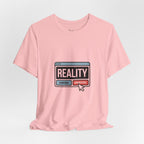 Reality Click Unisex Tee, Funny Graphic Shirt, Casual Wear, Geeky Apparel, Gift for Him/Her, Cool Tee for Everyday Style