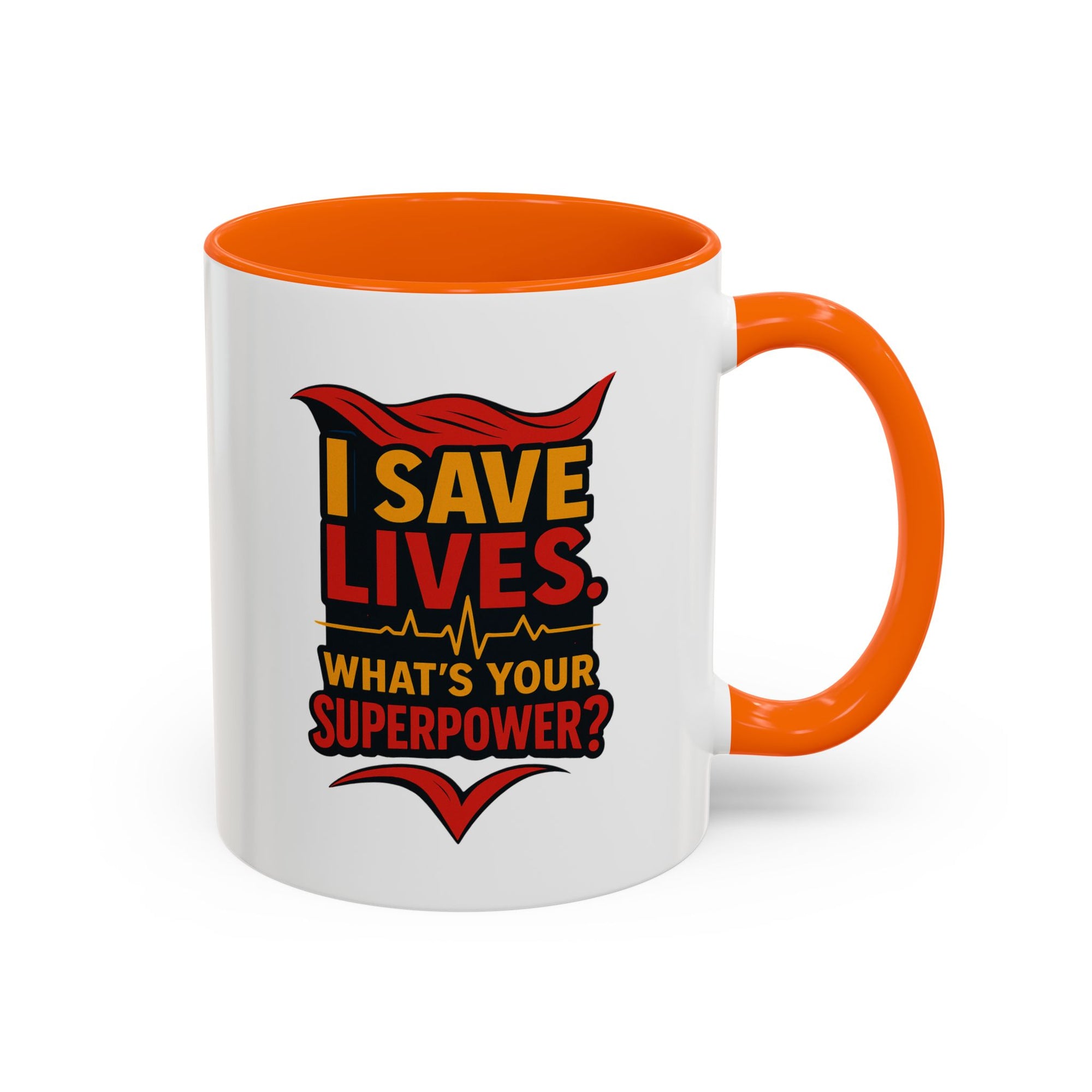 Heroic Superpower Coffee Mug - Perfect Gift for Nurses, EMS, Essential Workers, Motivational Gift, Inspirational Mug