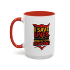 Heroic Superpower Coffee Mug - Perfect Gift for Nurses, EMS, Essential Workers, Motivational Gift, Inspirational Mug