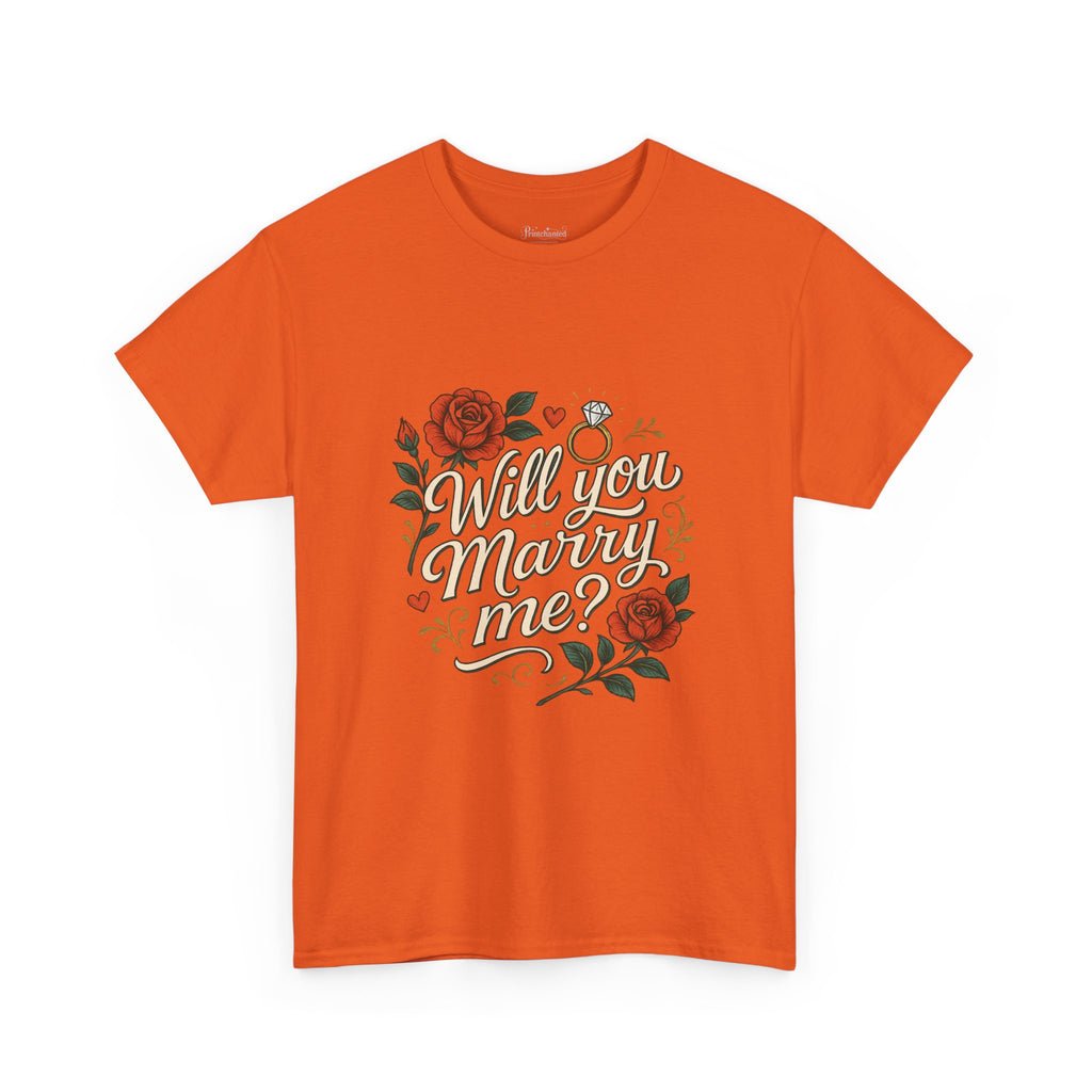 Romantic Proposal Tee | Unisex Heavy Cotton Tee | Cute Engagement Gift, Wedding Party Shirt, Love Shirt, Matching Couple T-Shirt, [...]