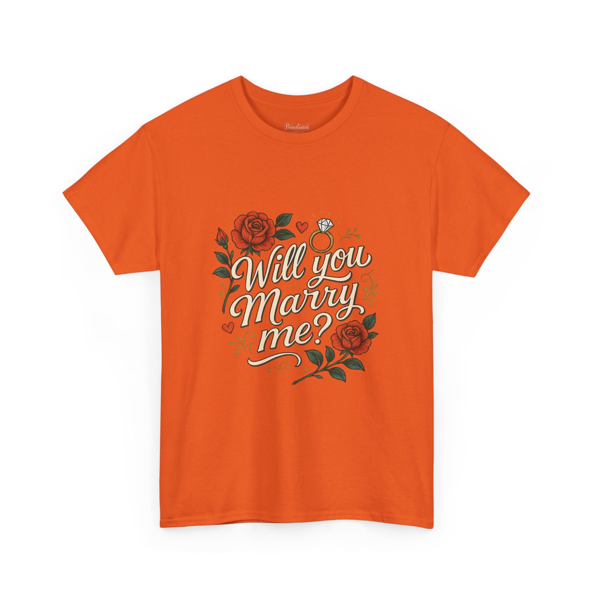 Romantic Proposal Tee | Unisex Heavy Cotton Tee | Cute Engagement Gift, Wedding Party Shirt, Love Shirt, Matching Couple T-Shirt, [...]