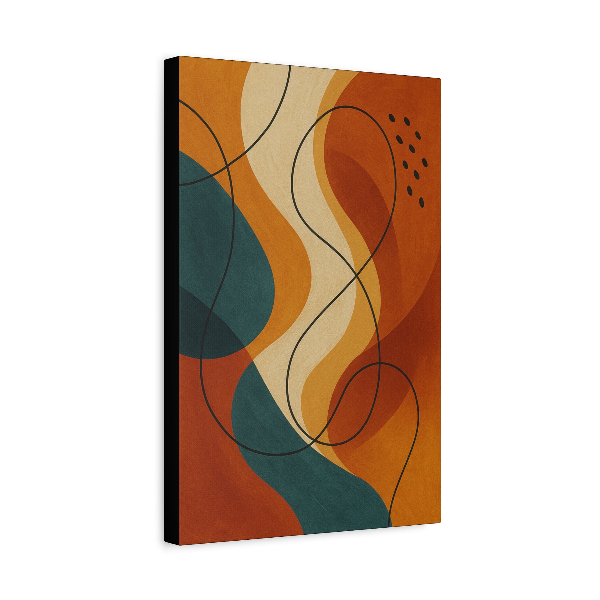 Abstract Wall Art Canvas Print, Modern Home Decor, Colorful Art, Bohemian Decor, Unique Gift for Her