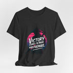 Victory Comes to Those Who Prepare Tee, Motivational T-Shirt, Unisex Graphic Tee, Inspirational Casual Wear, Gift for Gamers and Coaches