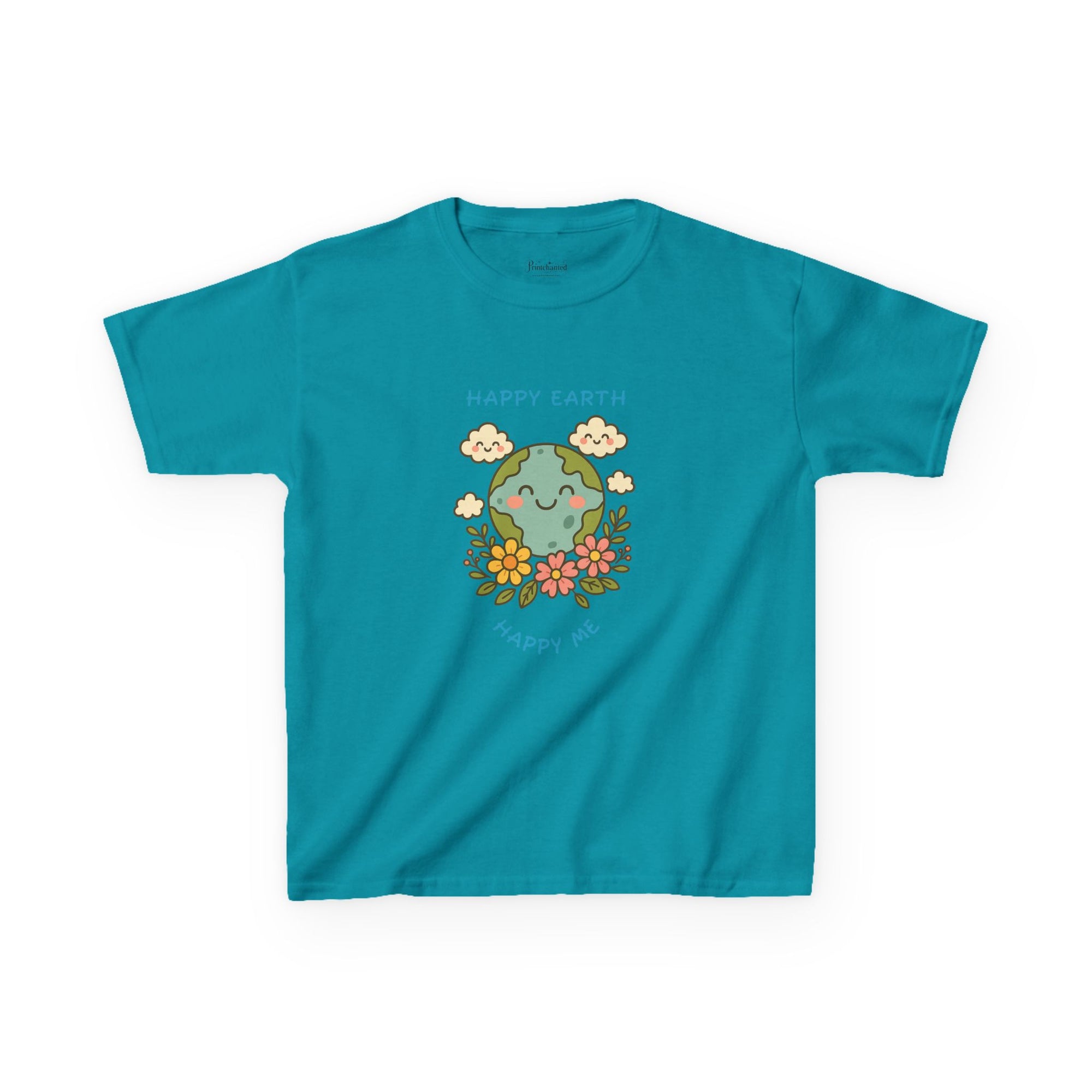 Cute Earth Day Kids Tee, Whimsical Children's T-Shirt, Eco-Friendly Apparel, Floral Children's Wear, Gift for Earth Lovers