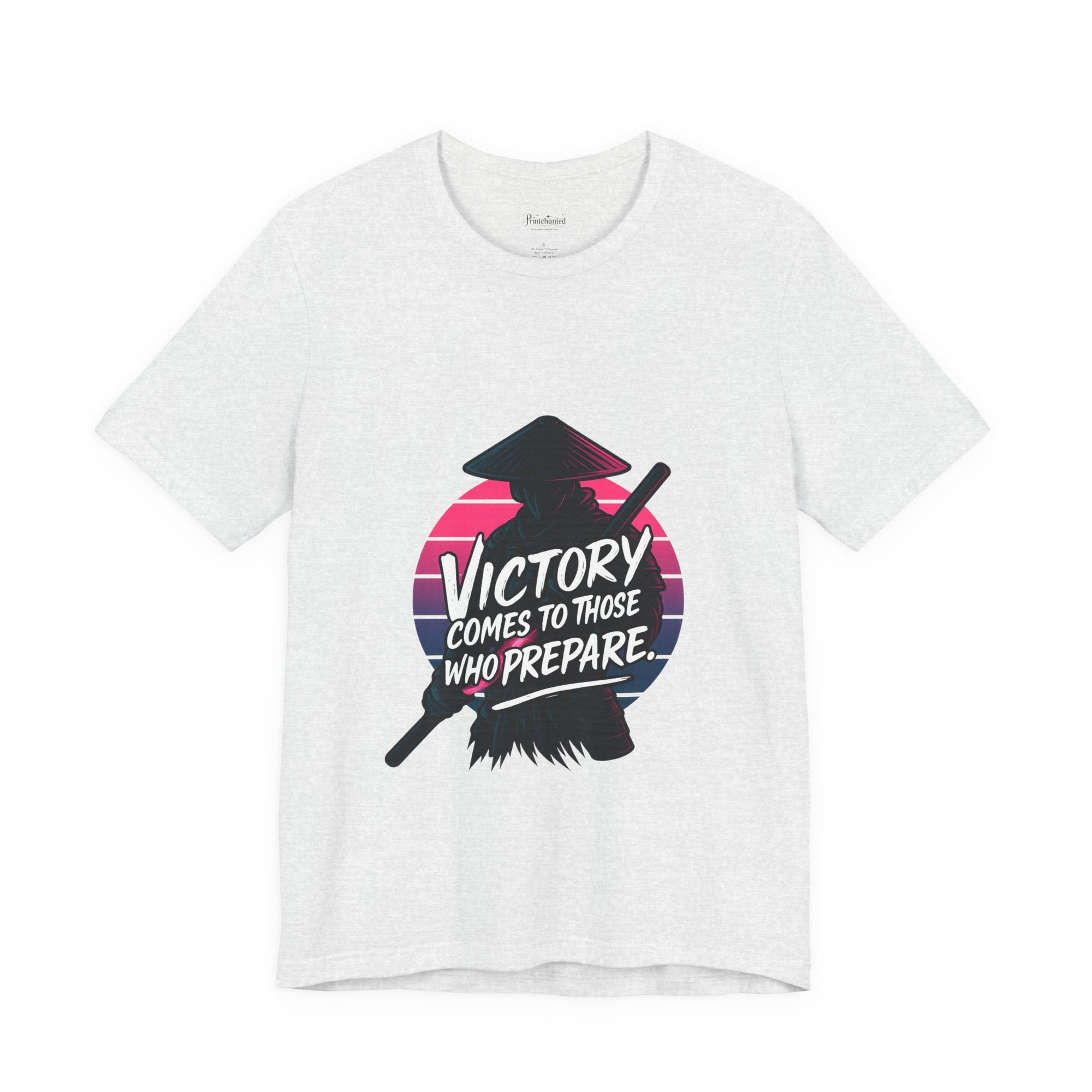 Victory Comes to Those Who Prepare Tee, Motivational T-Shirt, Unisex Graphic Tee, Inspirational Casual Wear, Gift for Gamers and Coaches