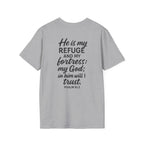 Faith-Inspired Unisex Softstyle T-Shirt, Inspirational Graphic Tee, Christian Apparel, Unique Gift for Believers, Everyday Comfort Wear