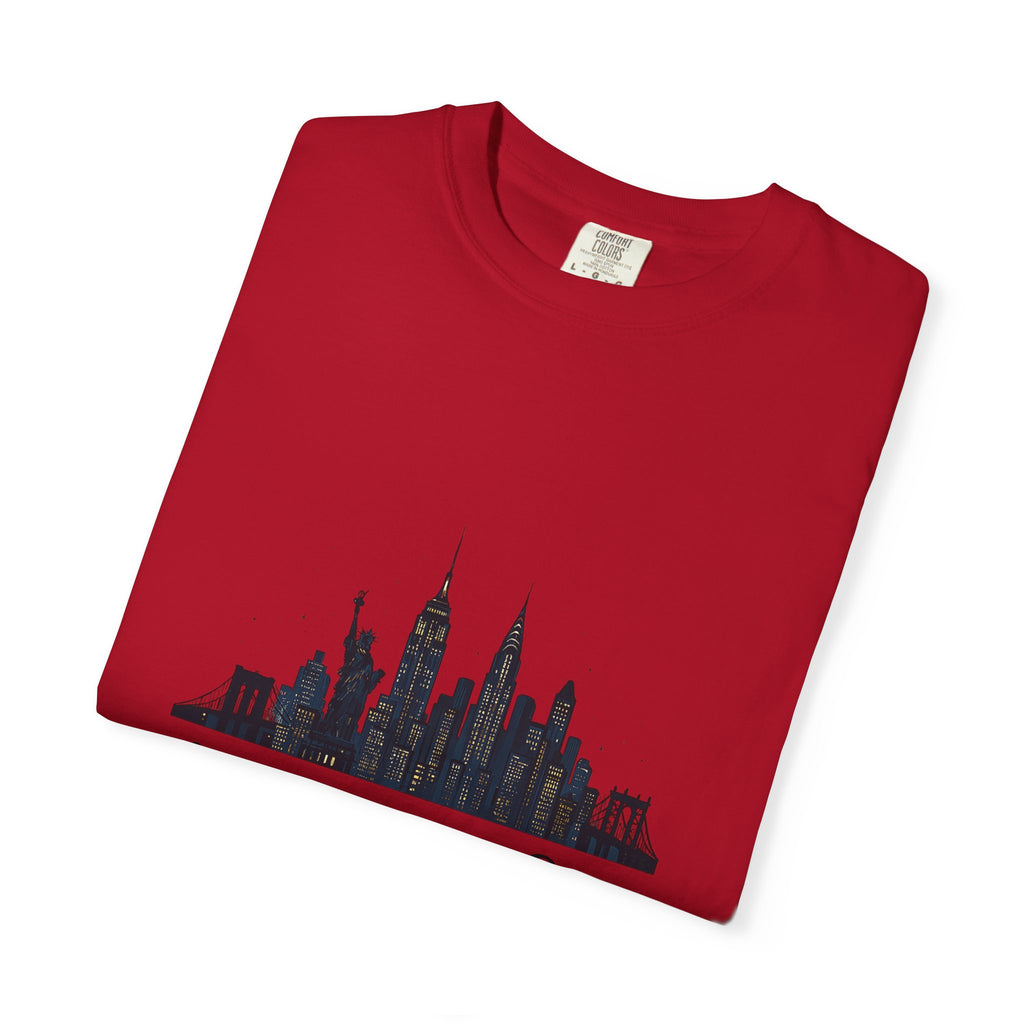 New York City Skyline Unisex T-Shirt, Casual City Tee, NYC Souvenir Shirt, Travel Gift, Urban Fashion Top