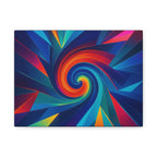 Vibrant Abstract Canvas Art, Colorful Wall Decor, Modern Home Aesthetic, Unique Living Room Art, Great Gift Idea