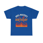 Grill Master's Birthday Tee, Funny BBQ T-Shirt, Gift for Men, Cooking Enthusiasts, Summer Party Apparel