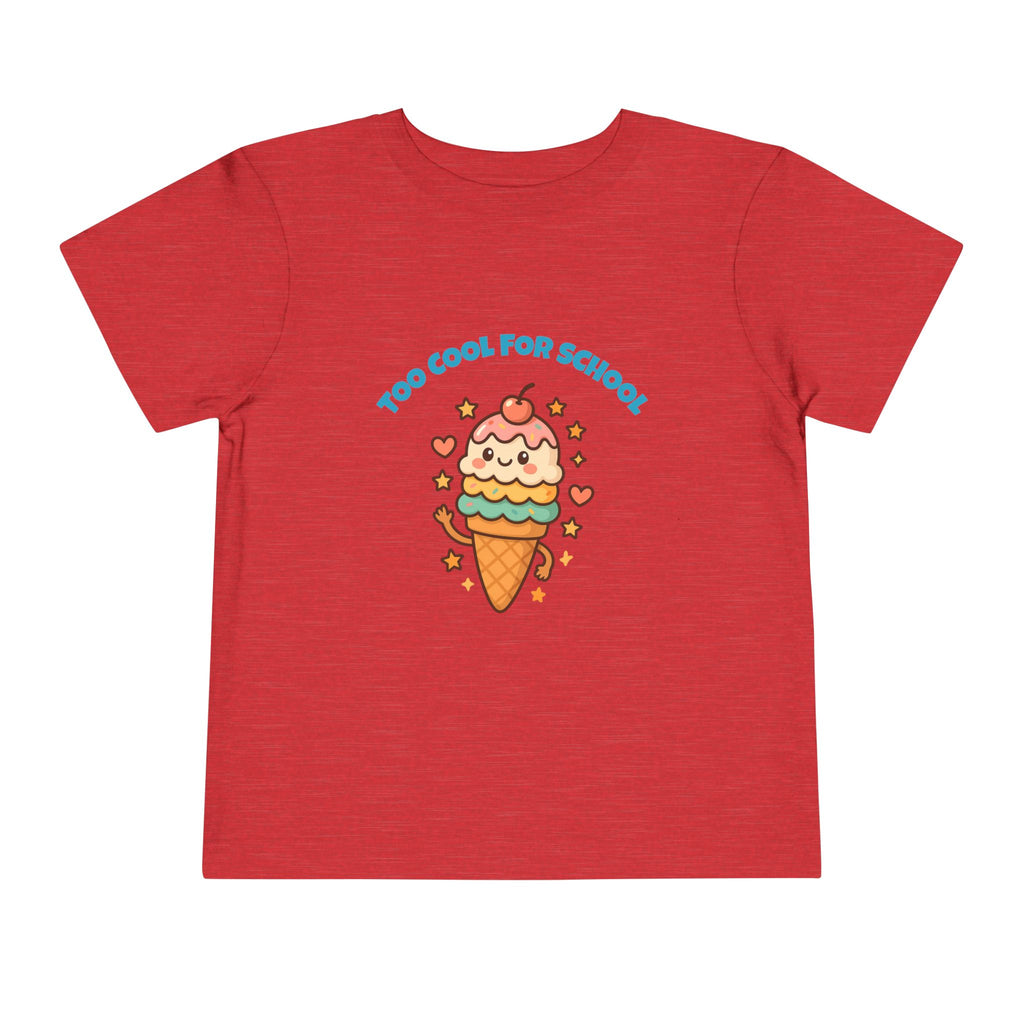 Cute Ice Cream Toddler Tee, Kids Summer Shirt, Birthday Gift, Playdate Outfit, Fun Cartoon T-Shirt, Sweet Toddler Clothing