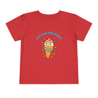 Cute Ice Cream Toddler Tee, Kids Summer Shirt, Birthday Gift, Playdate Outfit, Fun Cartoon T-Shirt, Sweet Toddler Clothing