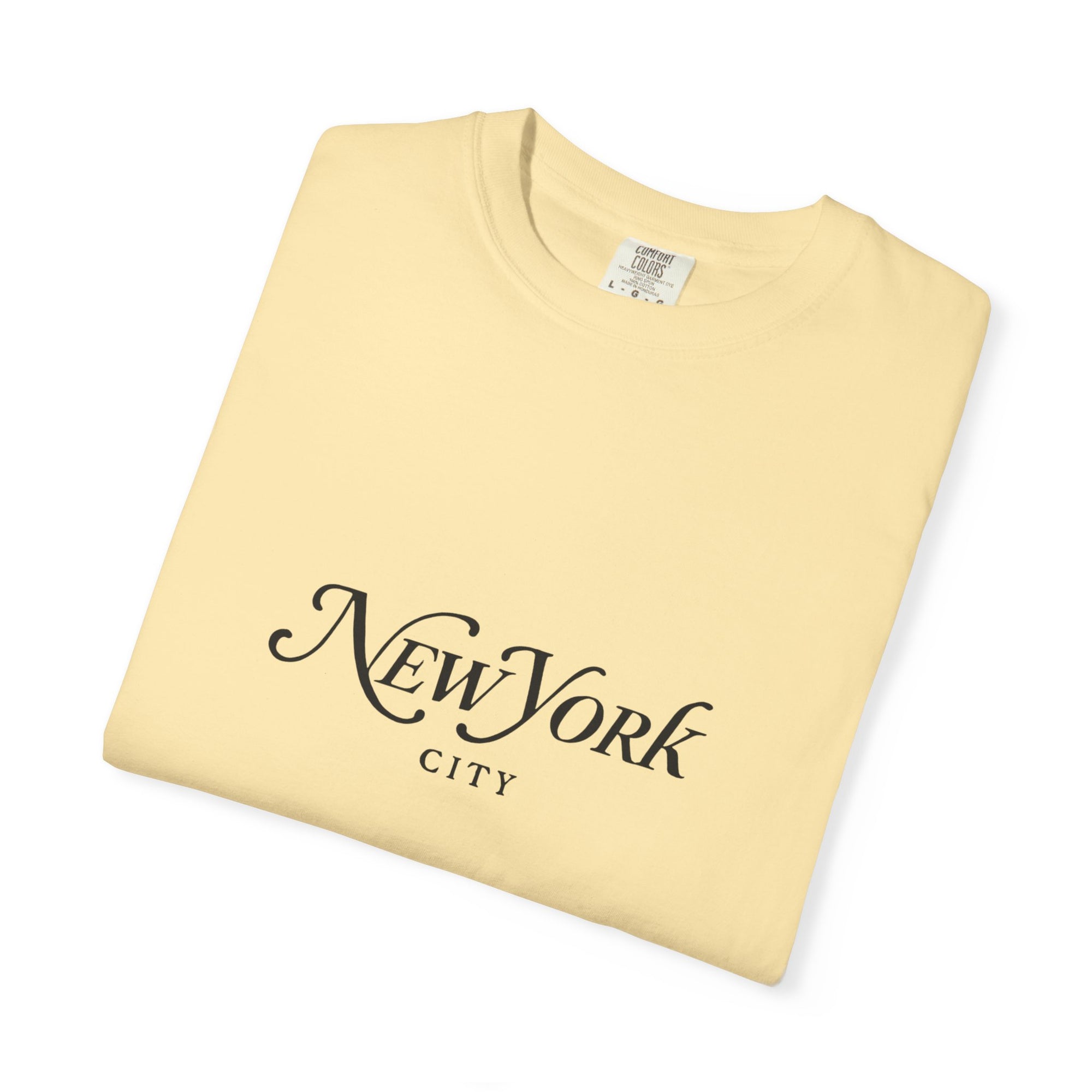New York City Garment-Dyed Unisex T-Shirt, Trendy NYC Tee, Casual Summer Wear, Gift for Travelers, Urban Fashion