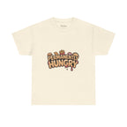 Permanently Hungry Tee, Funny Unisex Cotton T-Shirt, Gift for Food Lovers, Casual Wear, Quirky Humor Apparel