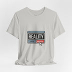 Reality Click Unisex Tee, Funny Graphic Shirt, Casual Wear, Geeky Apparel, Gift for Him/Her, Cool Tee for Everyday Style