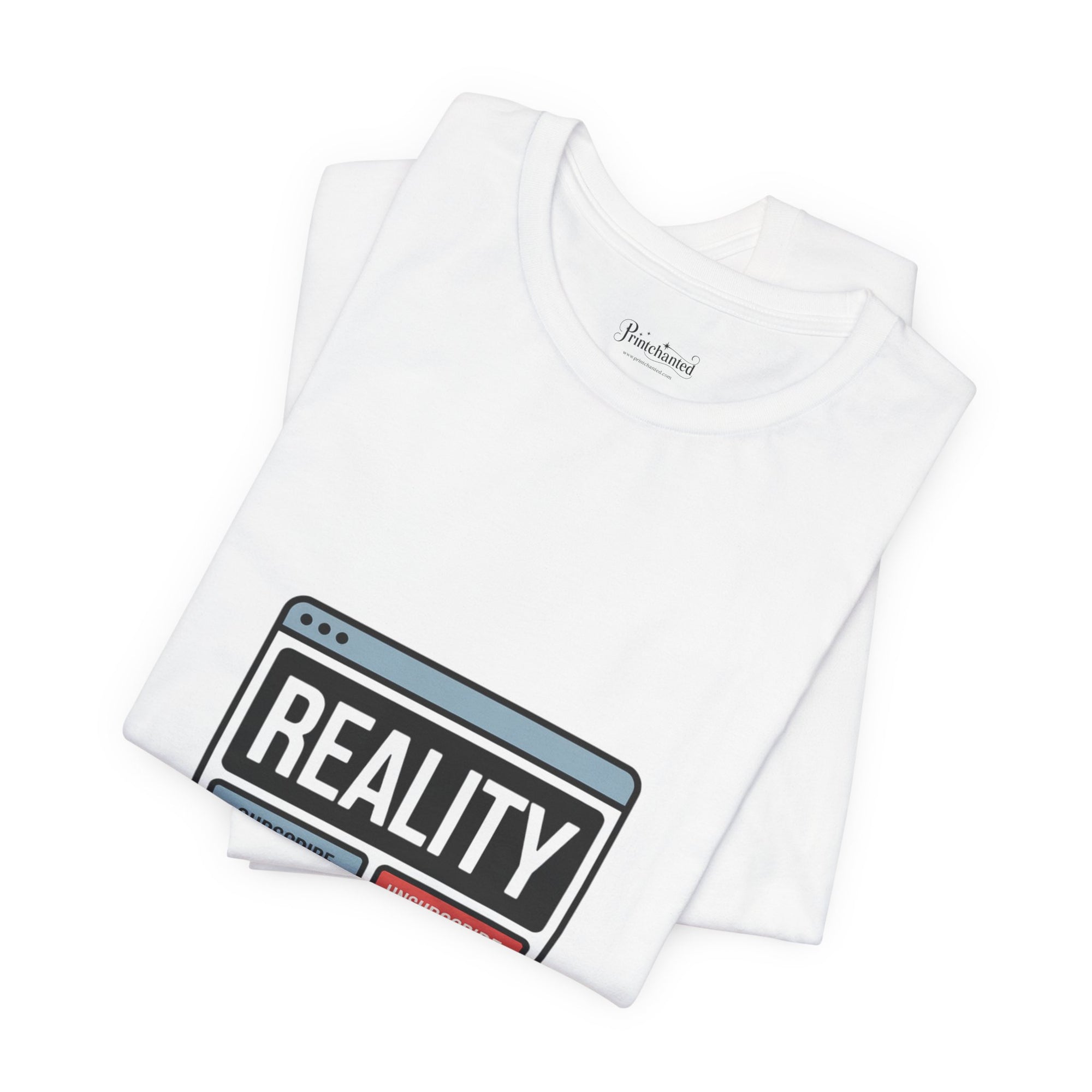 Reality Click Unisex Tee, Funny Graphic Shirt, Casual Wear, Geeky Apparel, Gift for Him/Her, Cool Tee for Everyday Style