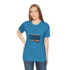 Reality Click Unisex Tee, Funny Graphic Shirt, Casual Wear, Geeky Apparel, Gift for Him/Her, Cool Tee for Everyday Style