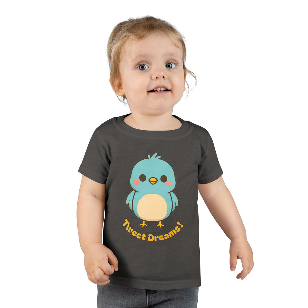 Cute Bird Toddler T-Shirt, Adorable Kids Tee, Baby Gift, Toddler Clothing, Fun Playwear, Summer Outfit