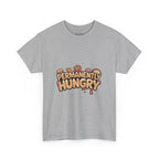 Permanently Hungry Tee, Funny Unisex Cotton T-Shirt, Gift for Food Lovers, Casual Wear, Quirky Humor Apparel