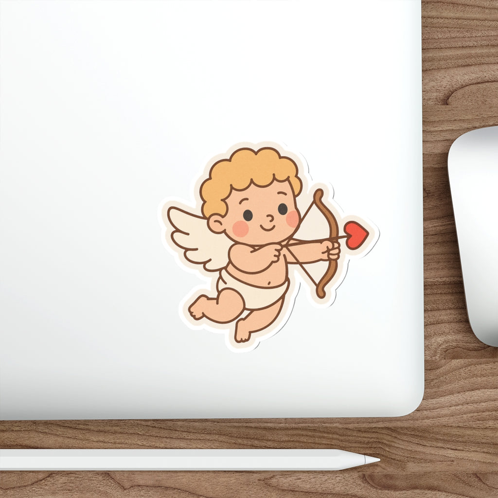 Cute Cupid Die-Cut Stickers - Adorable Love, Valentine's Day, Cute Gift, Home Decor, Laptop Sticker