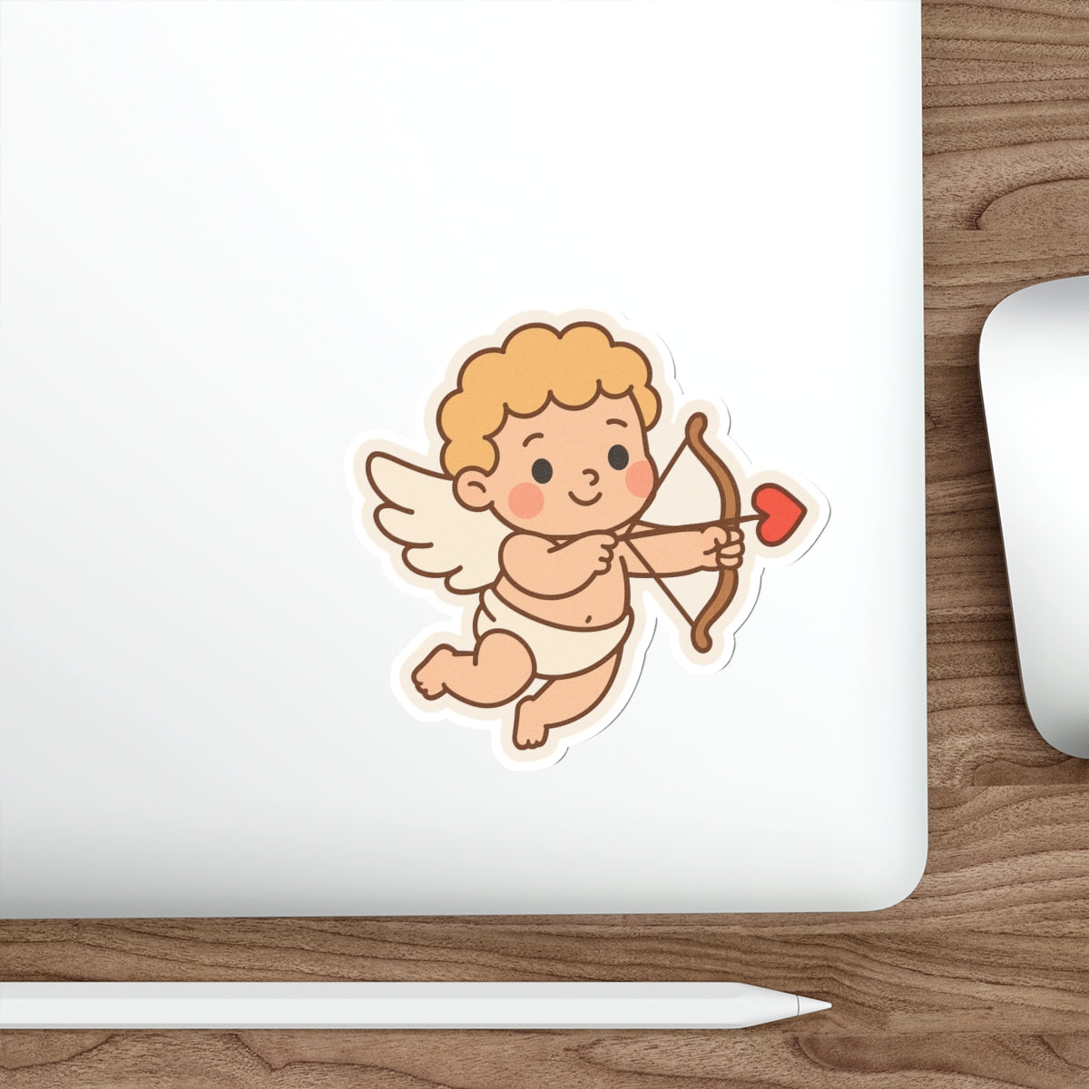Cute Cupid Die-Cut Stickers - Adorable Love, Valentine's Day, Cute Gift, Home Decor, Laptop Sticker