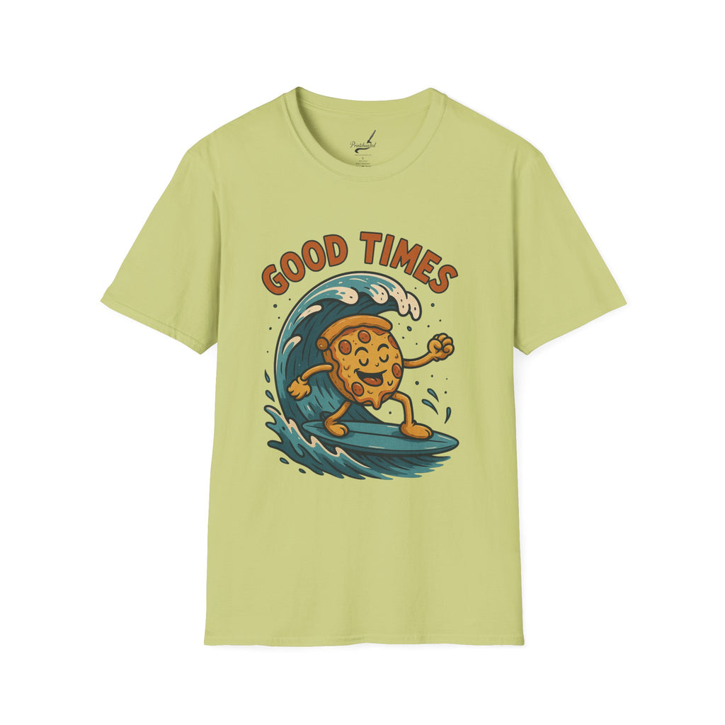 Surfing Cookie T-Shirt | Unisex Softstyle Tee | Fun Summer Vibes, Beach Life, Gift for Foodies, Good Times Shirt