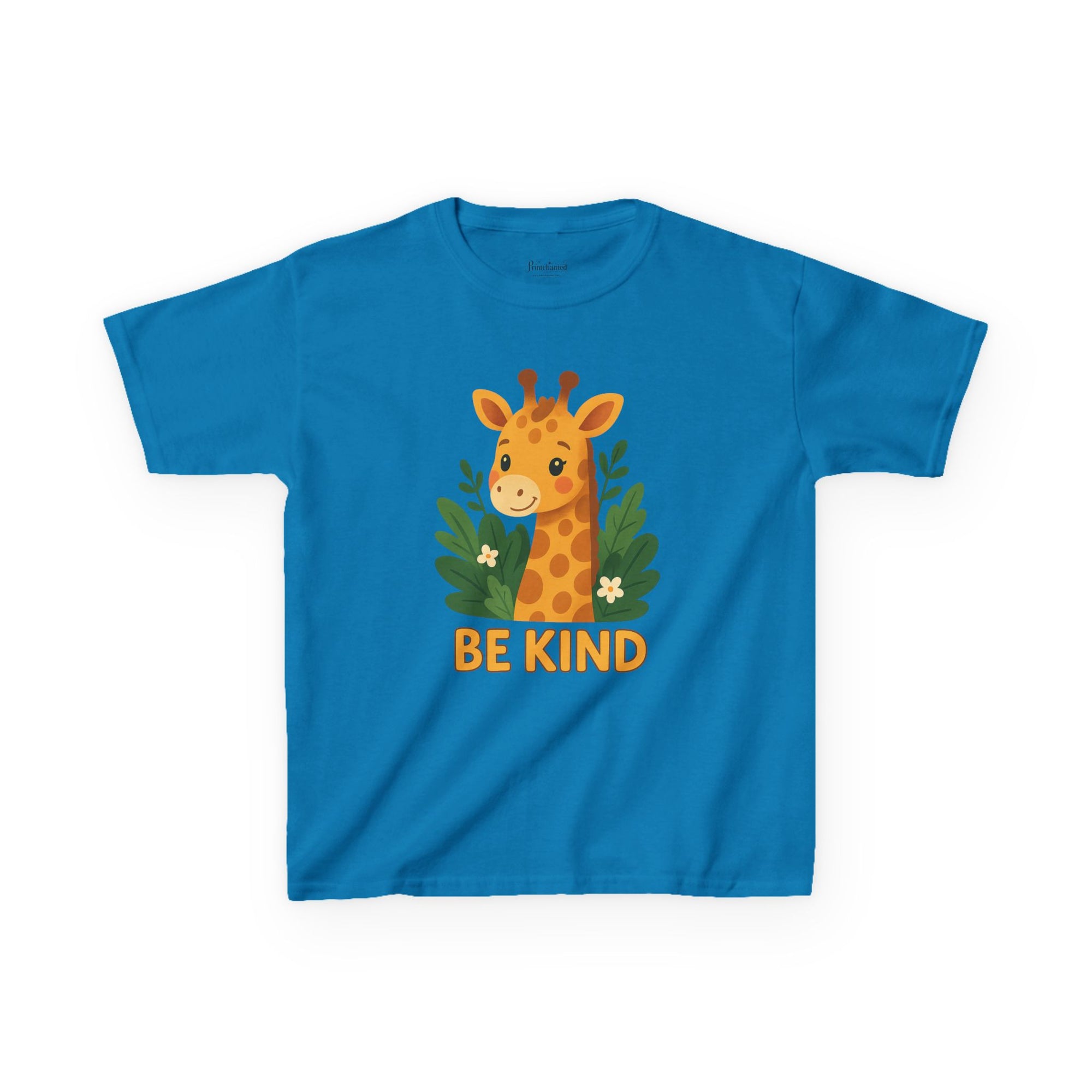 Kids Giraffe Tee - Be Kind T-Shirt, Children's Graphic Tee, Eco-Friendly Cotton Tee, Gift for Kids, Toddler Birthday Shirt