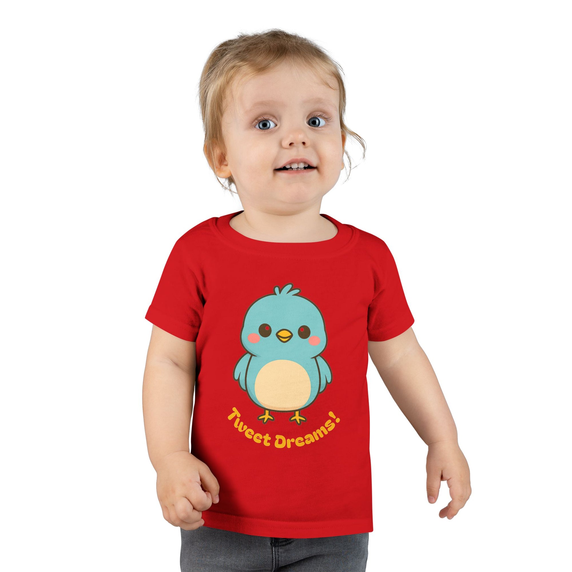 Cute Bird Toddler T-Shirt, Adorable Kids Tee, Baby Gift, Toddler Clothing, Fun Playwear, Summer Outfit