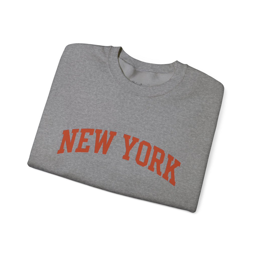 New York Crewneck Sweatshirt, Cozy Fashion, Urban Style, Gift for Travelers, Casual Wear, Unisex Apparel