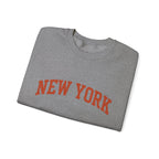 New York Crewneck Sweatshirt, Cozy Fashion, Urban Style, Gift for Travelers, Casual Wear, Unisex Apparel