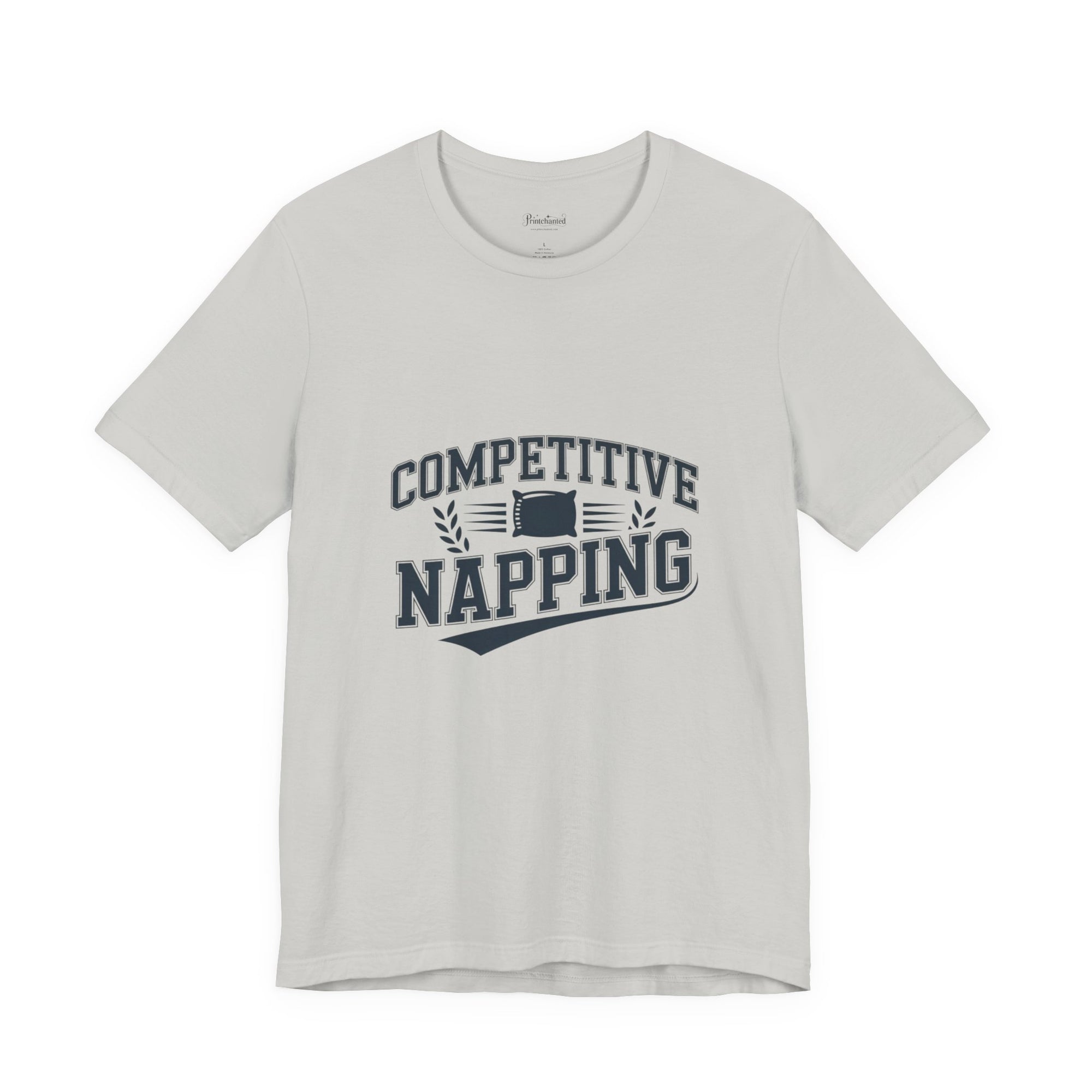 Funny Competitive Napping Tee | Unisex Jersey Short Sleeve T-Shirt, Gifts for Nap Lovers, Fun Sleep Shirt, Humor Apparel, Lazy Day Outfit