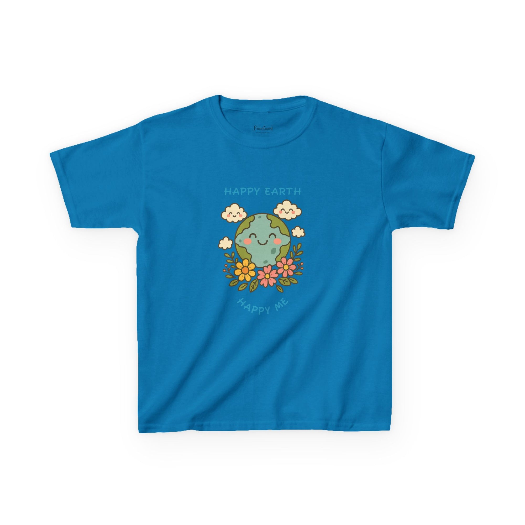 Cute Earth Day Kids Tee, Whimsical Children's T-Shirt, Eco-Friendly Apparel, Floral Children's Wear, Gift for Earth Lovers