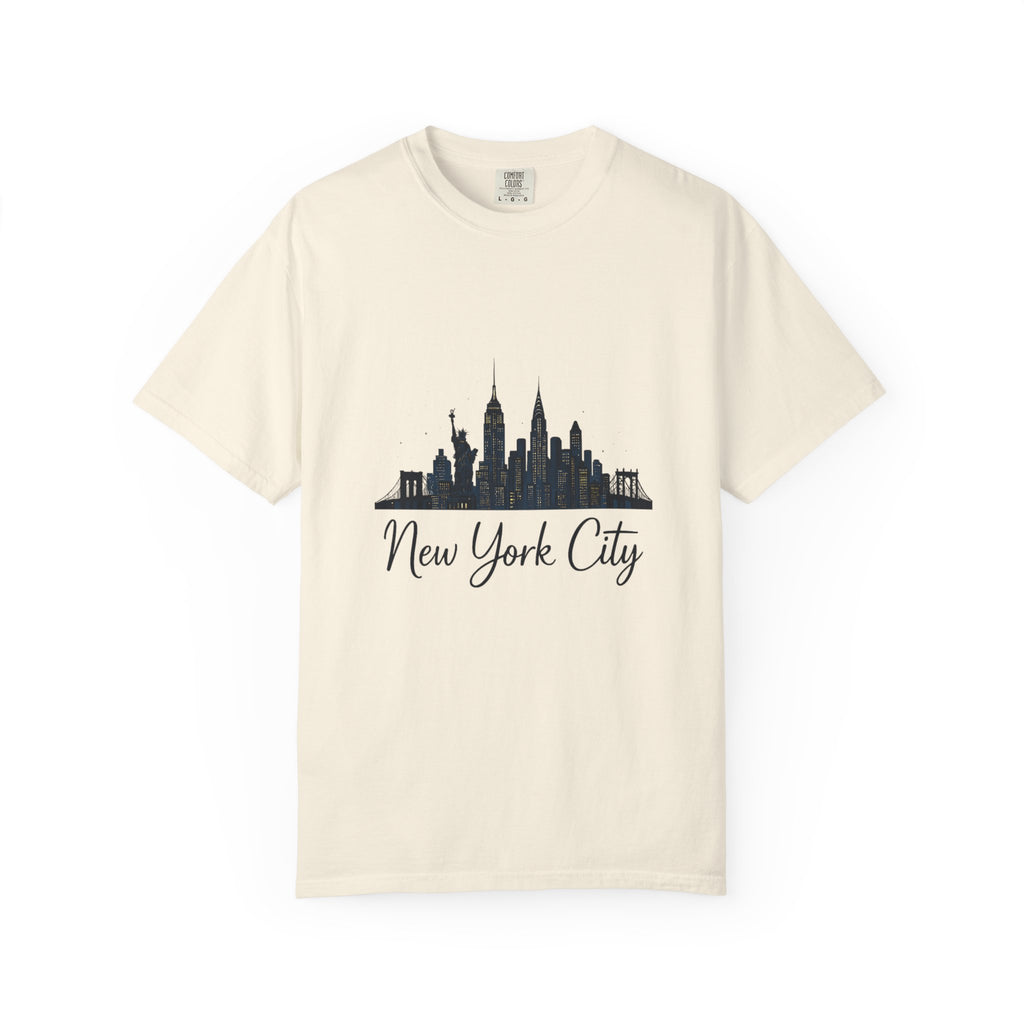 New York City Skyline Unisex T-Shirt, Casual City Tee, NYC Souvenir Shirt, Travel Gift, Urban Fashion Top