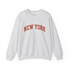 New York Crewneck Sweatshirt, Cozy Fashion, Urban Style, Gift for Travelers, Casual Wear, Unisex Apparel