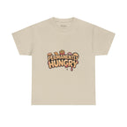 Permanently Hungry Tee, Funny Unisex Cotton T-Shirt, Gift for Food Lovers, Casual Wear, Quirky Humor Apparel