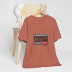 Reality Click Unisex Tee, Funny Graphic Shirt, Casual Wear, Geeky Apparel, Gift for Him/Her, Cool Tee for Everyday Style