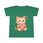 Cute Cat Love Toddler T-Shirt, Kids Cute Cat Tee, Baby Shower Gift, Toddler Birthday Gift, Pet Lover Shirt, Cute Animal Apparel